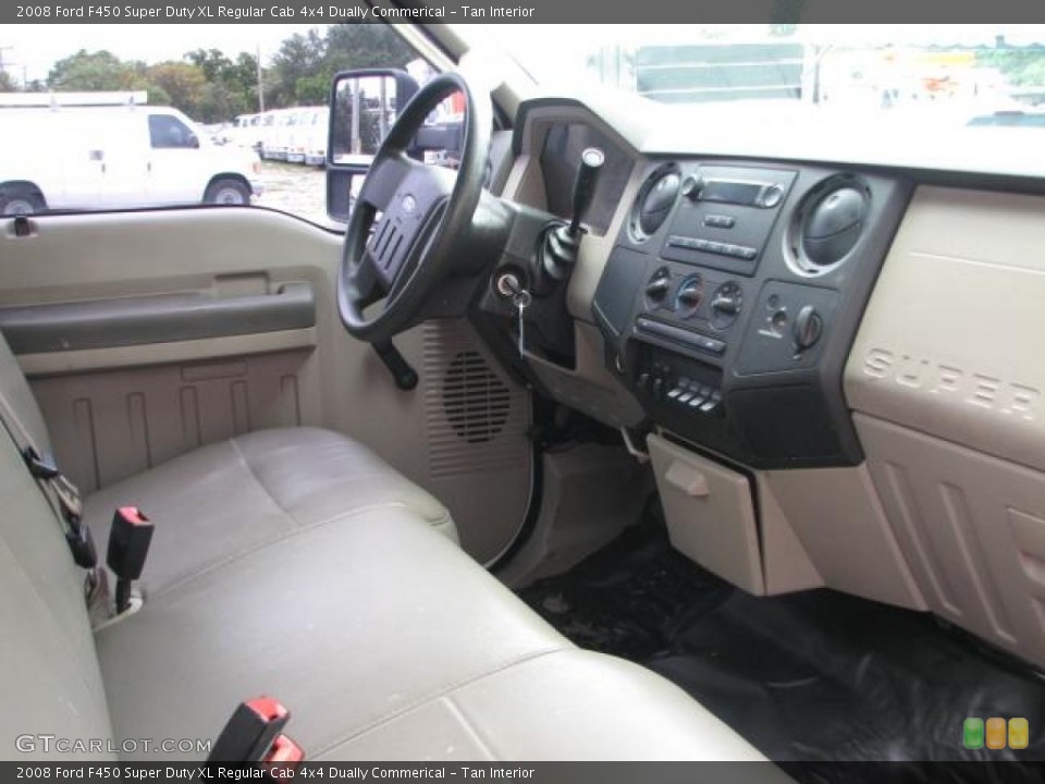 Tan Interior Dashboard for the 2008 Ford F450 Super Duty XL Regular Cab 4x4 Dually Commerical #51528316