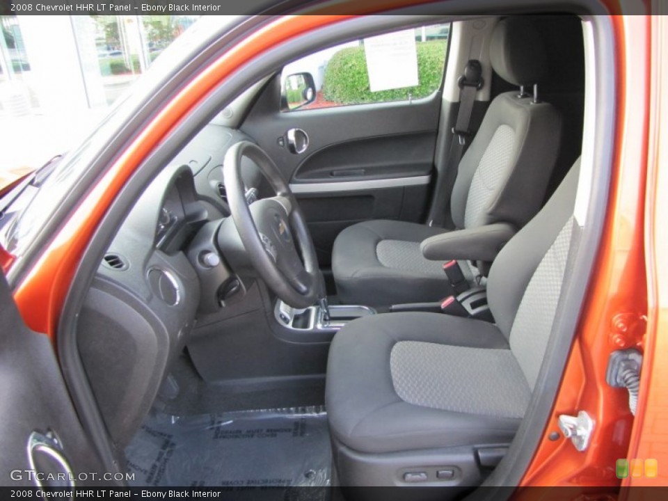 Ebony Black Interior Photo for the 2008 Chevrolet HHR LT Panel #51528802