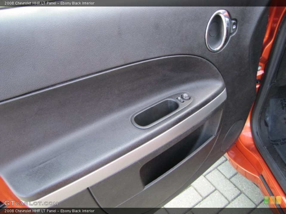 Ebony Black Interior Door Panel for the 2008 Chevrolet HHR LT Panel #51528814
