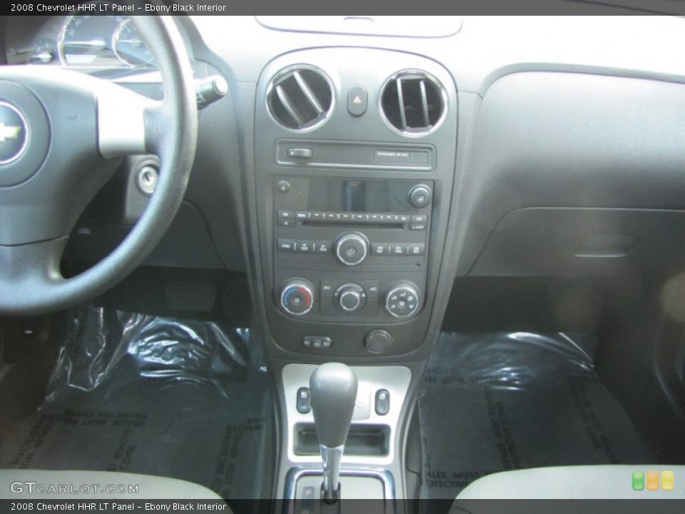 Ebony Black Interior Controls for the 2008 Chevrolet HHR LT Panel #51528925