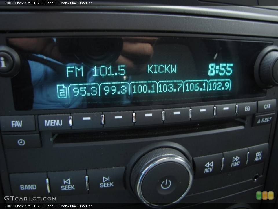 Ebony Black Interior Controls for the 2008 Chevrolet HHR LT Panel #51528985