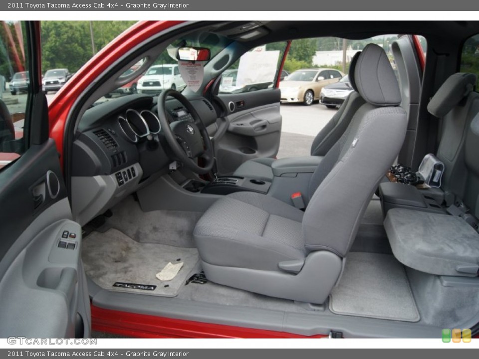 Graphite Gray Interior Photo for the 2011 Toyota Tacoma Access Cab 4x4 #51529141