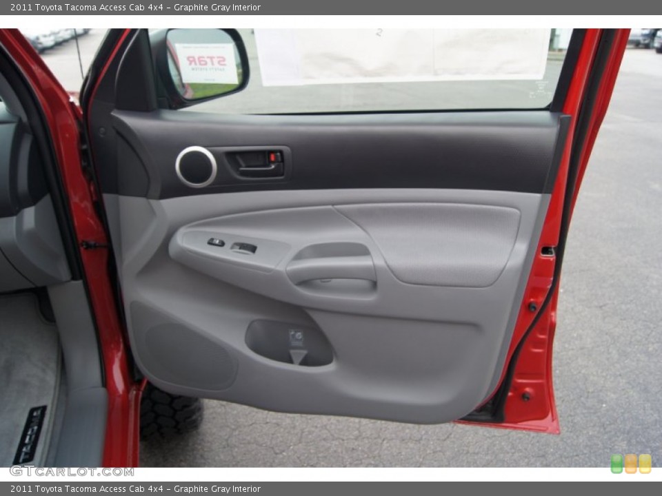 Graphite Gray Interior Door Panel for the 2011 Toyota Tacoma Access Cab 4x4 #51529222