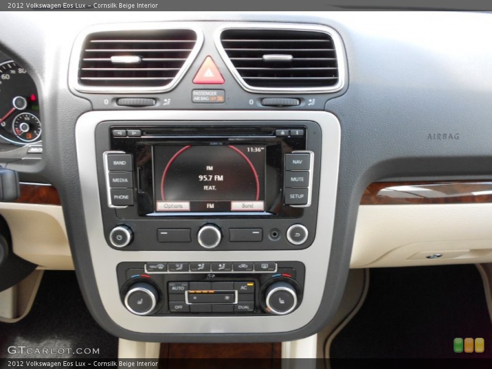Cornsilk Beige Interior Controls for the 2012 Volkswagen Eos Lux #51529378