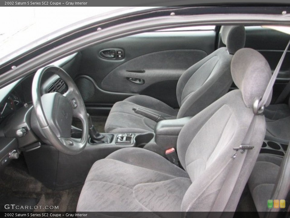 Gray Interior Photo for the 2002 Saturn S Series SC2 Coupe #51530002