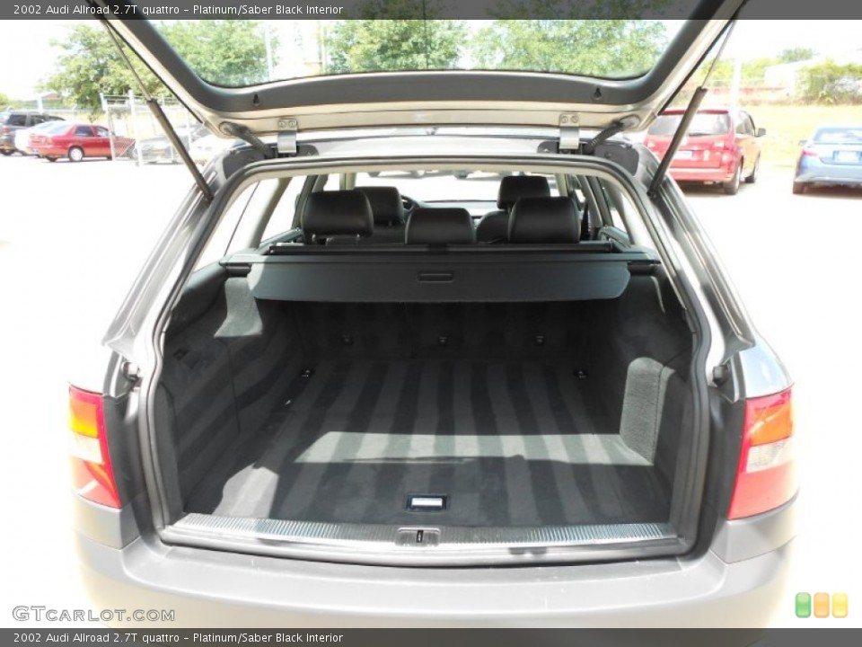 Platinum/Saber Black Interior Trunk for the 2002 Audi Allroad 2.7T quattro #51530626