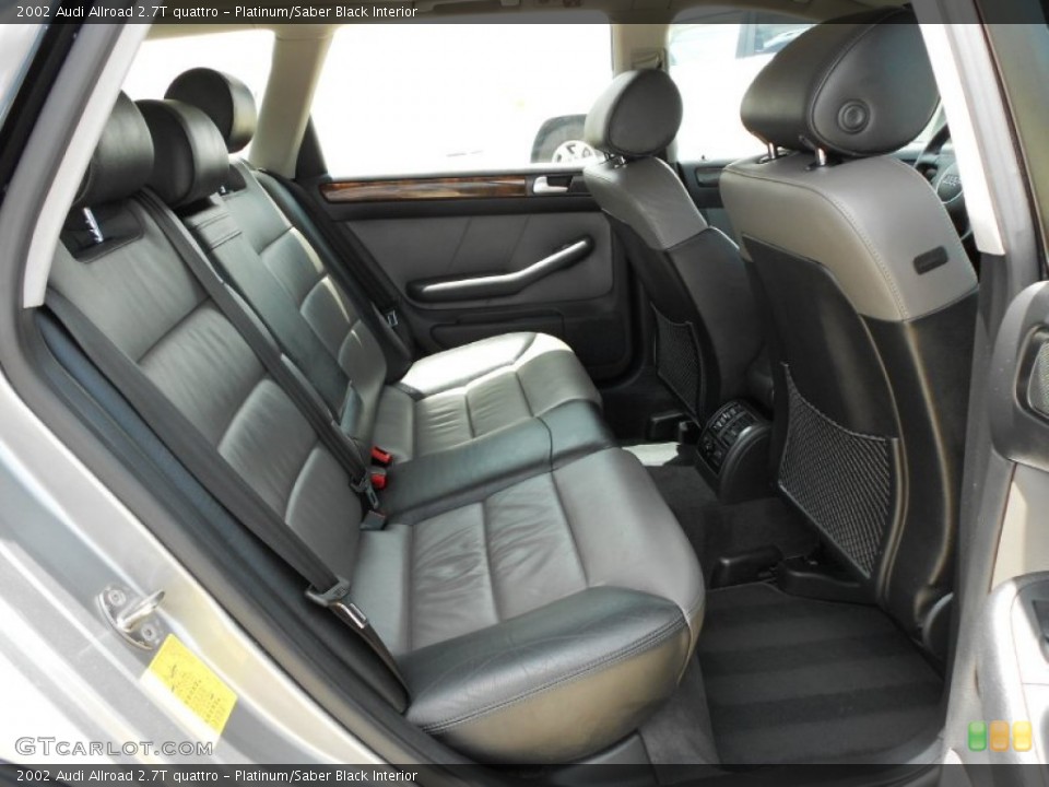 Platinum/Saber Black Interior Photo for the 2002 Audi Allroad 2.7T quattro #51530731