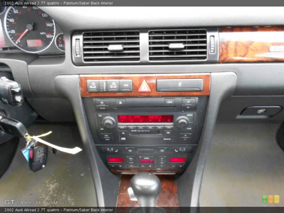 Platinum/Saber Black Interior Controls for the 2002 Audi Allroad 2.7T quattro #51530767