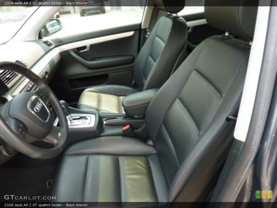Black Interior Photo for the 2008 Audi A4 2.0T quattro Sedan #51531751