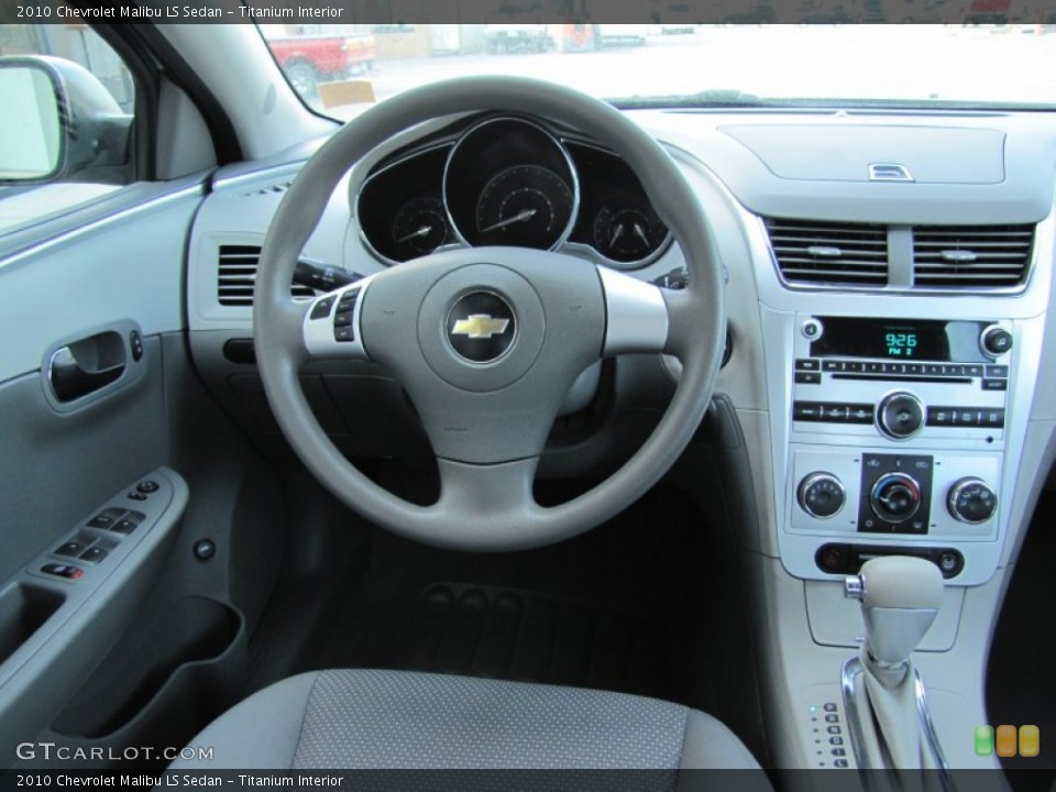Titanium Interior Dashboard for the 2010 Chevrolet Malibu LS Sedan #51532021