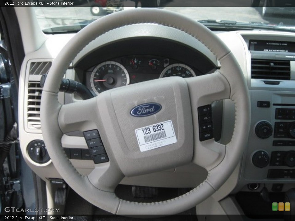 Stone Interior Steering Wheel for the 2012 Ford Escape XLT #51532939