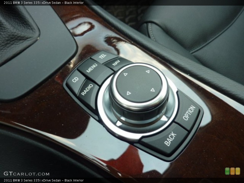 Black Interior Controls for the 2011 BMW 3 Series 335i xDrive Sedan #51536130