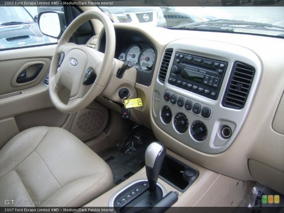Medium/Dark Pebble Interior Dashboard for the 2007 Ford Escape Limited 4WD #51537517