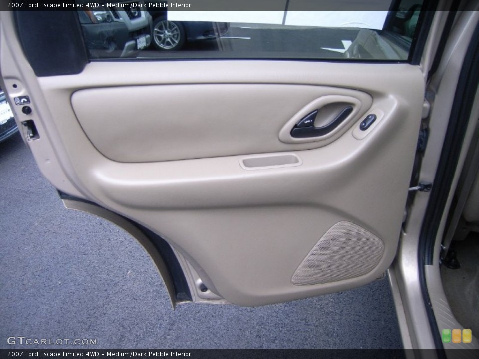Medium/Dark Pebble Interior Door Panel for the 2007 Ford Escape Limited 4WD #51537544