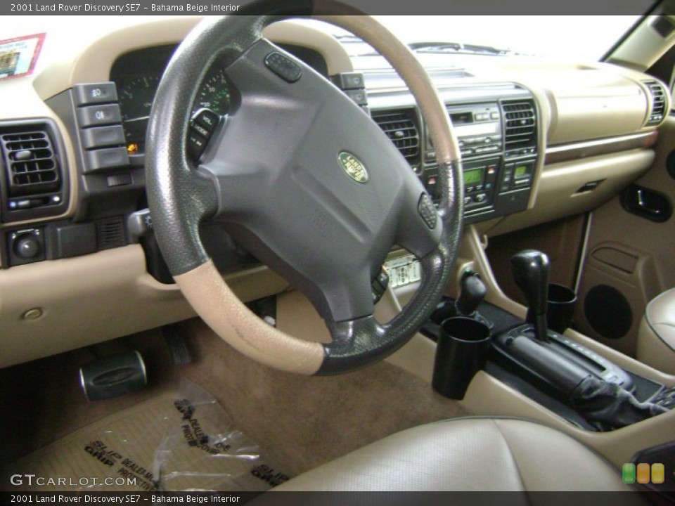 Bahama Beige 2001 Land Rover Discovery Interiors