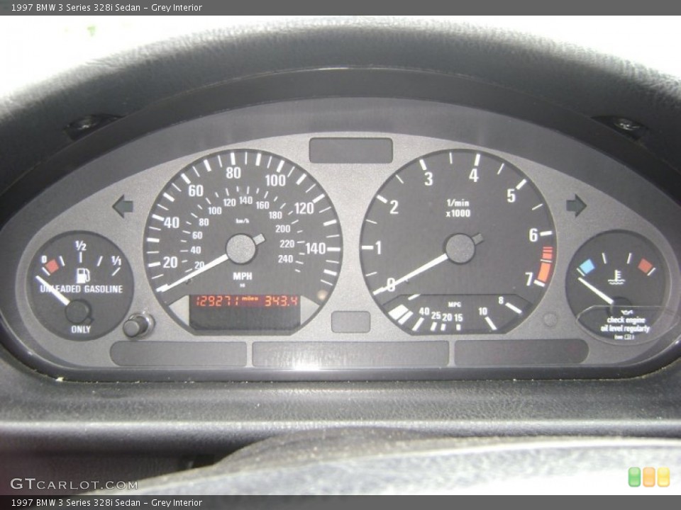 Grey Interior Gauges for the 1997 BMW 3 Series 328i Sedan #51538546