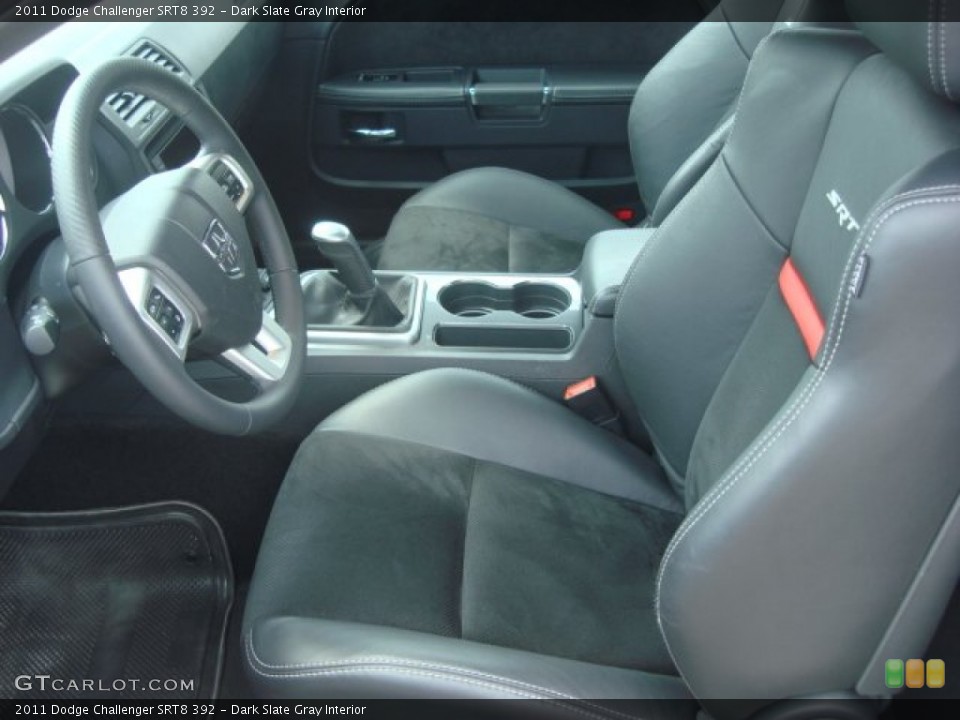 Dark Slate Gray Interior Photo for the 2011 Dodge Challenger SRT8 392 #51543051
