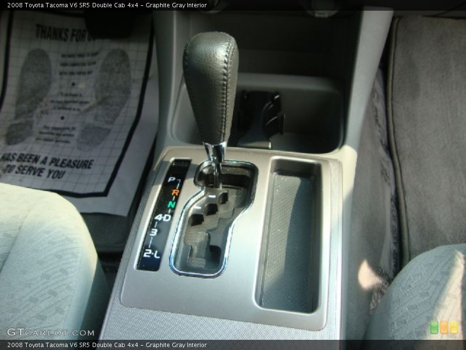 Graphite Gray Interior Transmission for the 2008 Toyota Tacoma V6 SR5 Double Cab 4x4 #51544650