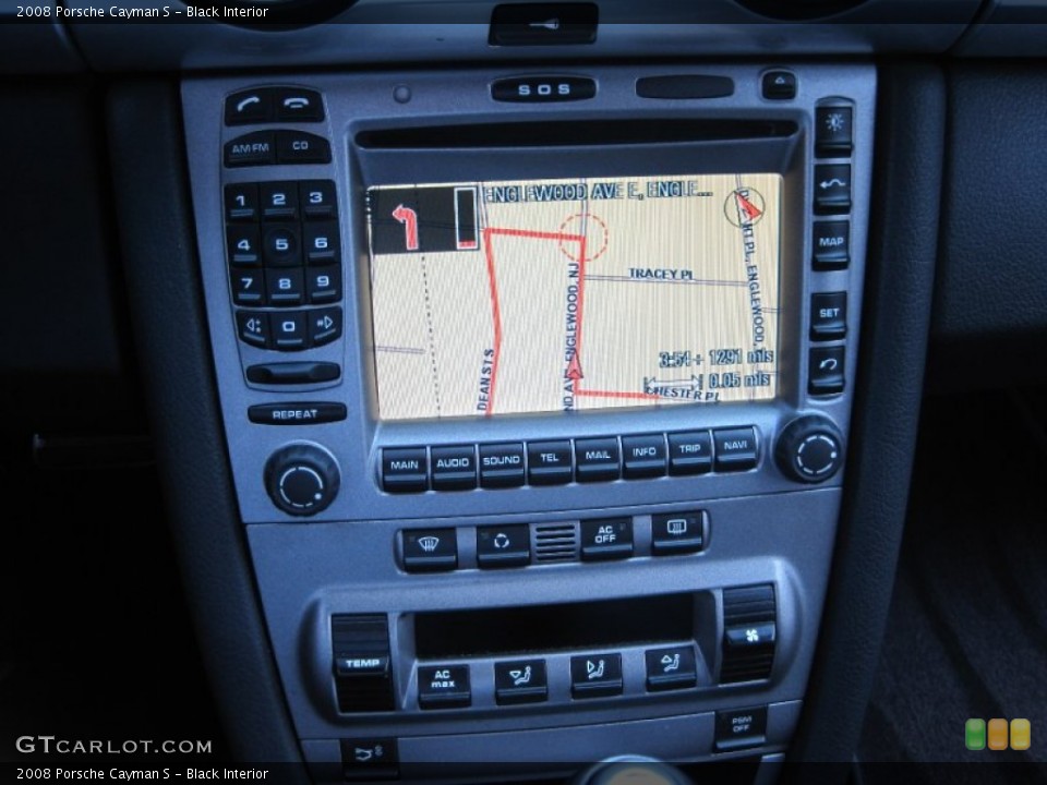 Black Interior Navigation for the 2008 Porsche Cayman S #51547218