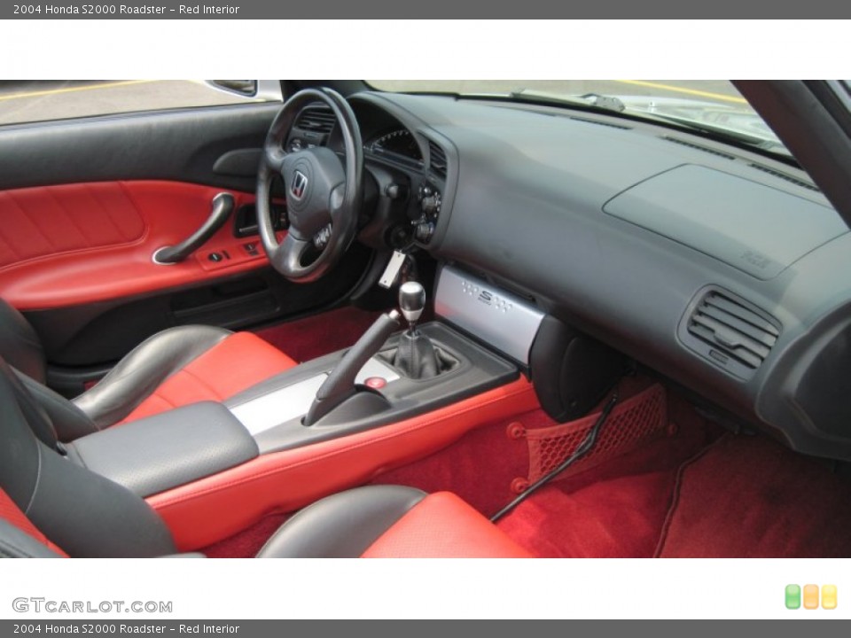 Red Interior Dashboard for the 2004 Honda S2000 Roadster #51547224