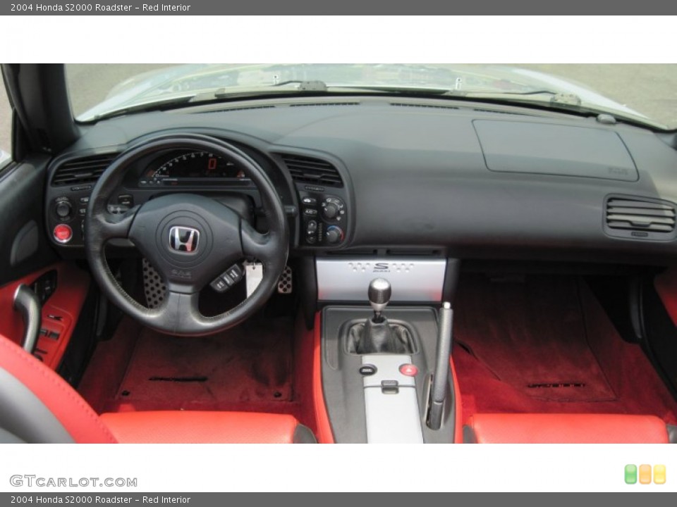 Red Interior Dashboard for the 2004 Honda S2000 Roadster #51547269