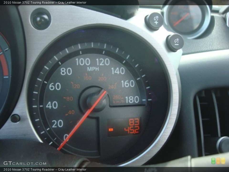 Gray Leather Interior Gauges for the 2010 Nissan 370Z Touring Roadster #51548985