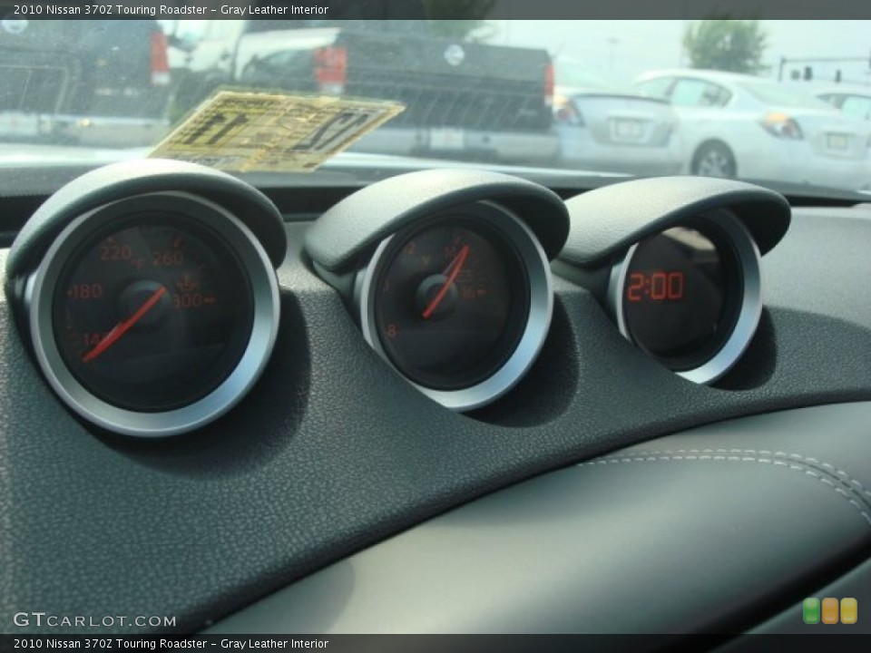 Gray Leather Interior Gauges for the 2010 Nissan 370Z Touring Roadster #51549075