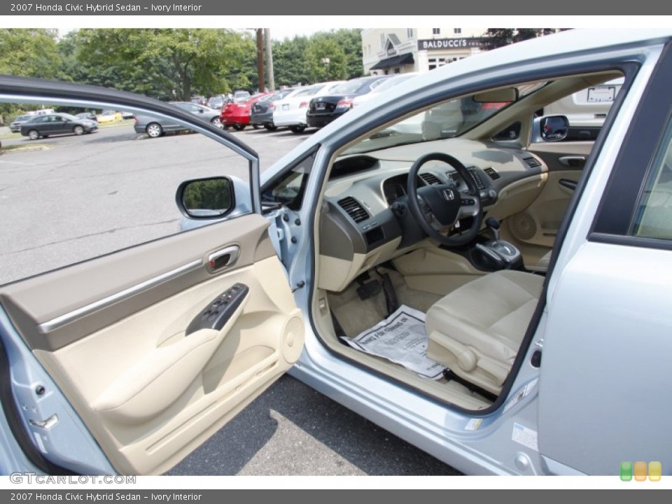 Ivory Interior Photo for the 2007 Honda Civic Hybrid Sedan #51552567