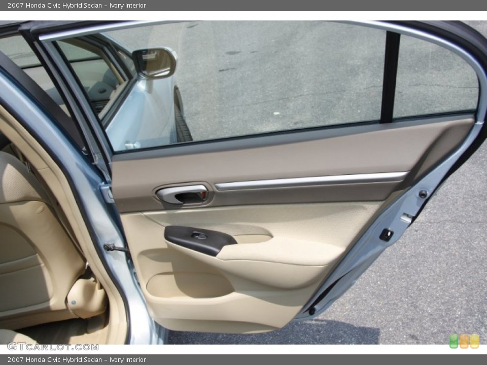 Ivory Interior Door Panel for the 2007 Honda Civic Hybrid Sedan #51552721