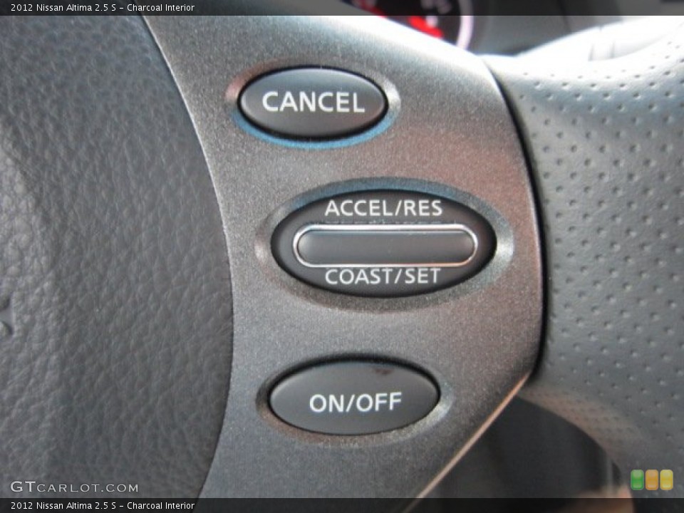 Charcoal Interior Controls for the 2012 Nissan Altima 2.5 S #51553323