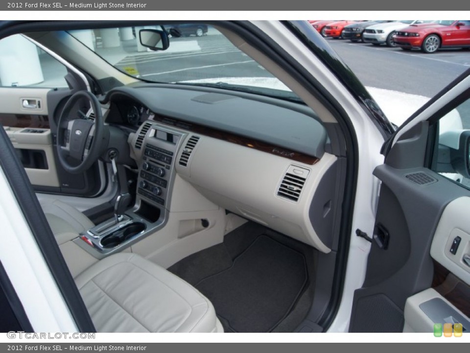 Medium Light Stone Interior Dashboard for the 2012 Ford Flex SEL #51555240