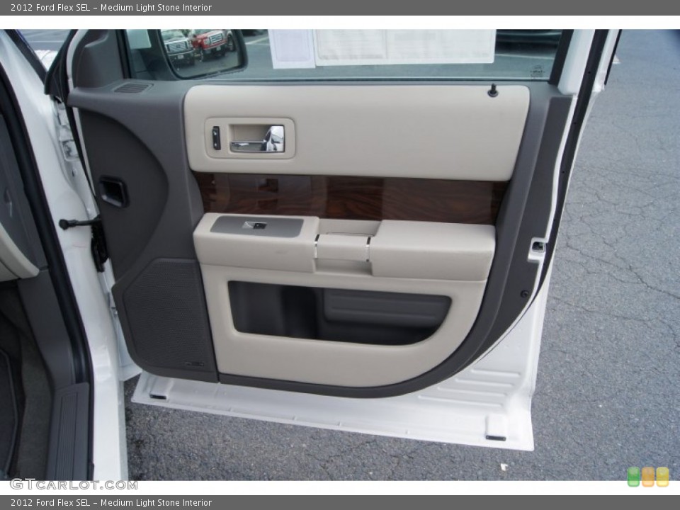 Medium Light Stone Interior Door Panel for the 2012 Ford Flex SEL #51555255