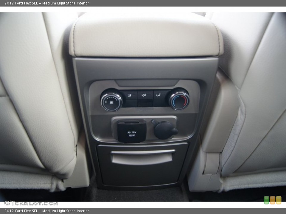 Medium Light Stone Interior Controls for the 2012 Ford Flex SEL #51555294