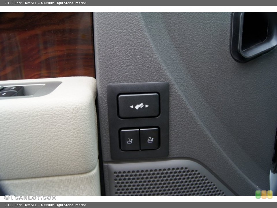 Medium Light Stone Interior Controls for the 2012 Ford Flex SEL #51555321