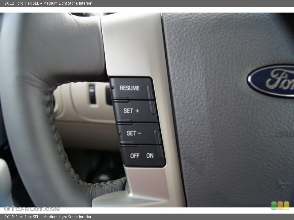 Medium Light Stone Interior Controls for the 2012 Ford Flex SEL #51555372