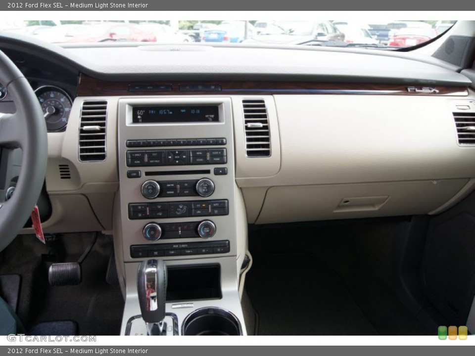 Medium Light Stone Interior Dashboard for the 2012 Ford Flex SEL #51555480