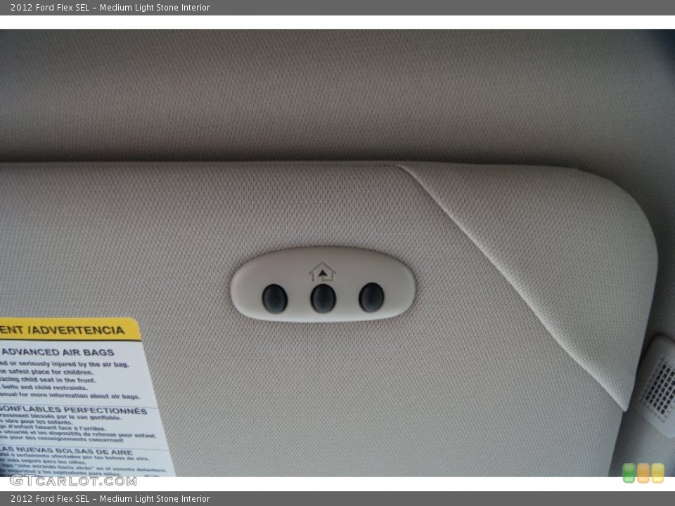 Medium Light Stone Interior Controls for the 2012 Ford Flex SEL #51555510