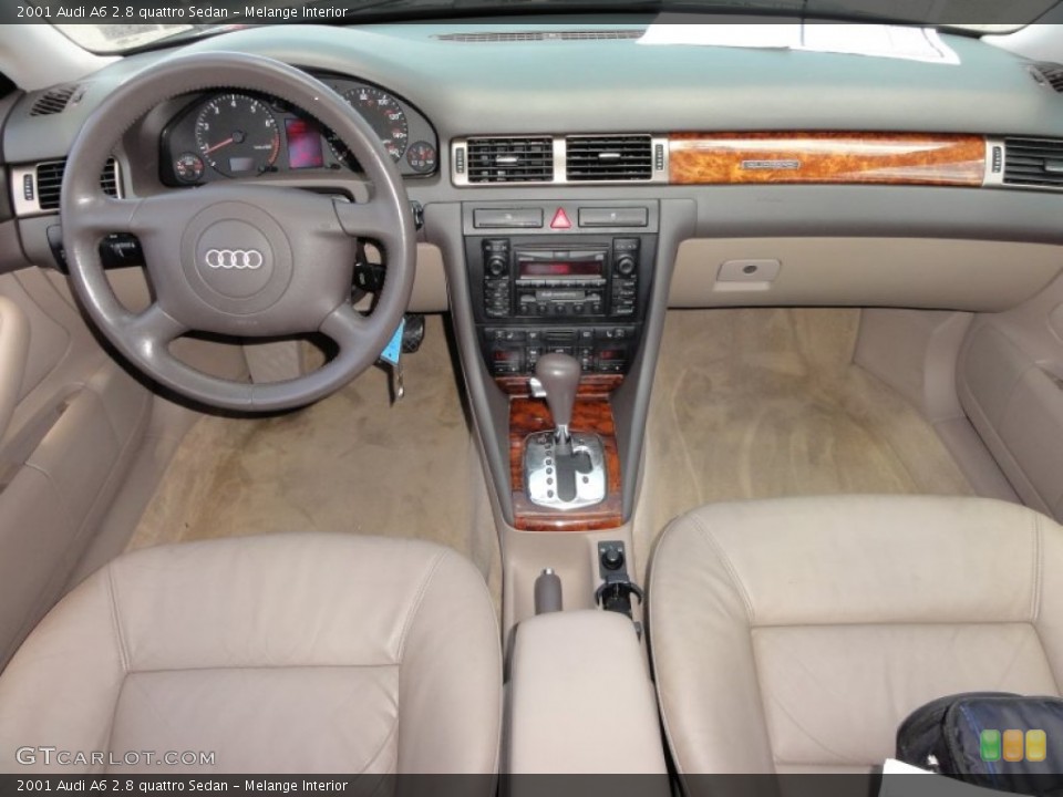 Melange Interior Dashboard for the 2001 Audi A6 2.8 quattro Sedan #51555549