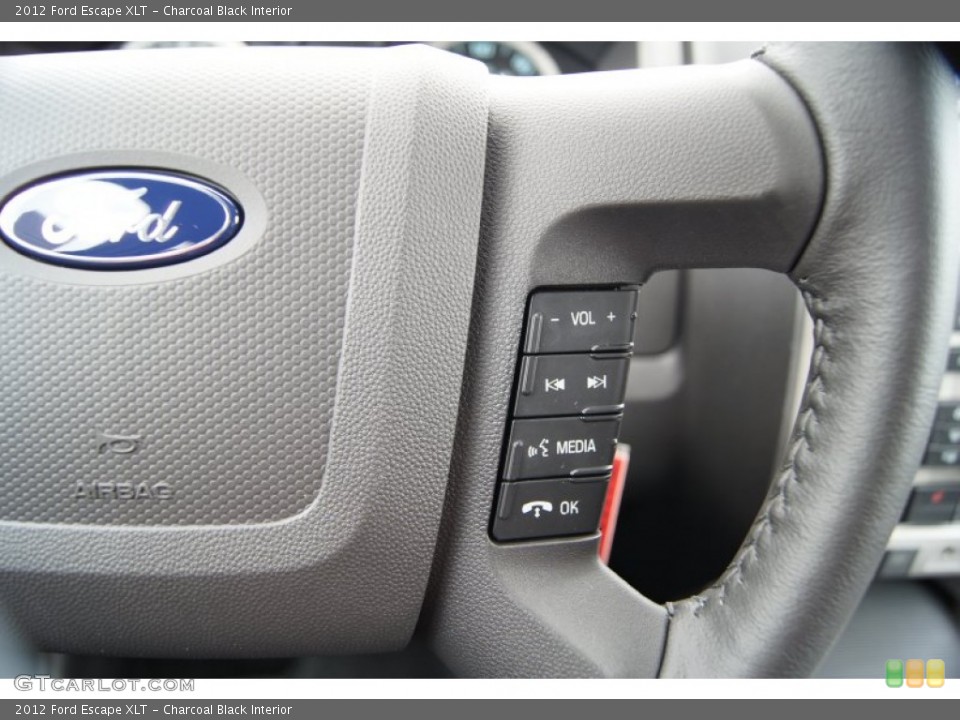 Charcoal Black Interior Controls for the 2012 Ford Escape XLT #51555912