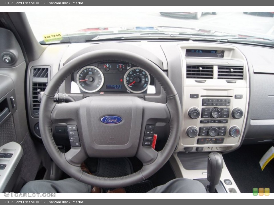 Charcoal Black Interior Dashboard for the 2012 Ford Escape XLT #51555927
