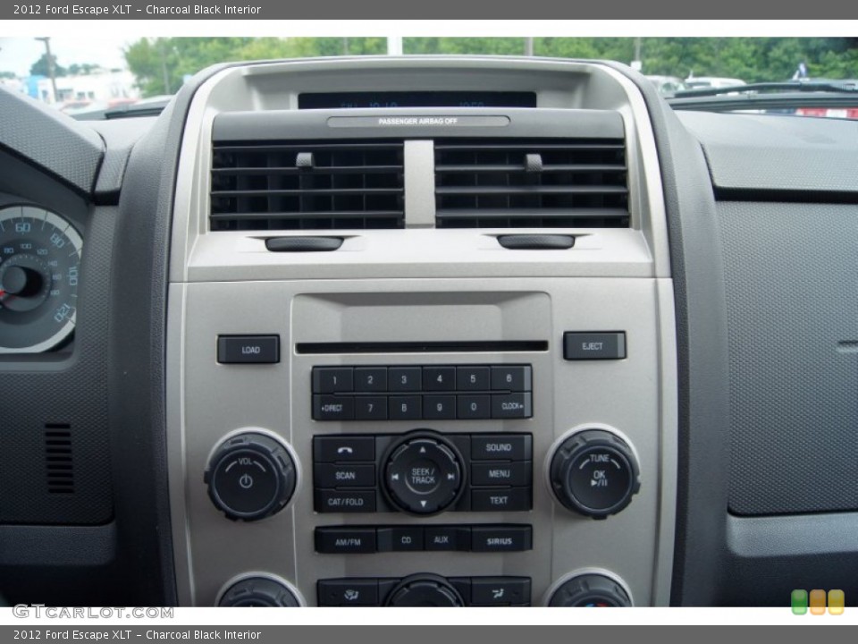 Charcoal Black Interior Controls for the 2012 Ford Escape XLT #51555957