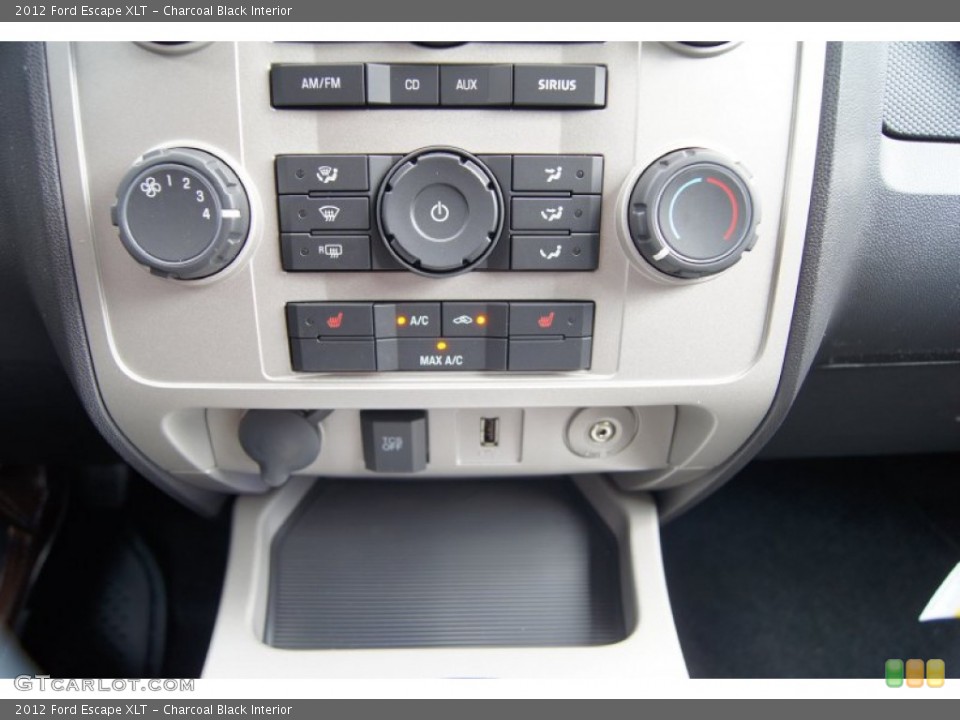 Charcoal Black Interior Controls for the 2012 Ford Escape XLT #51555969