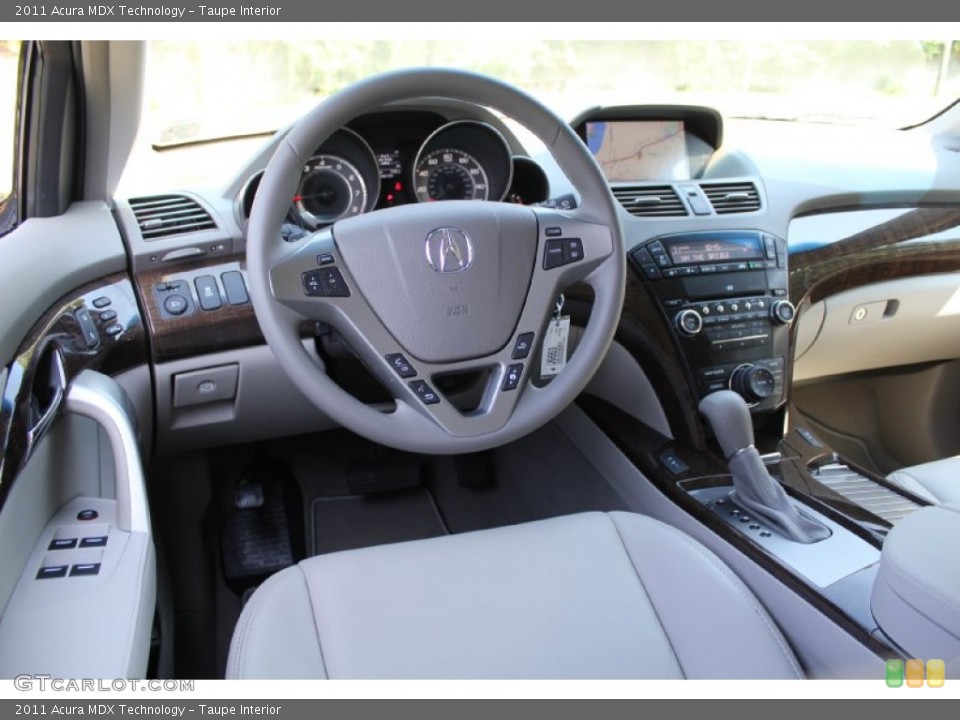 Taupe Interior Dashboard for the 2011 Acura MDX Technology #51556053