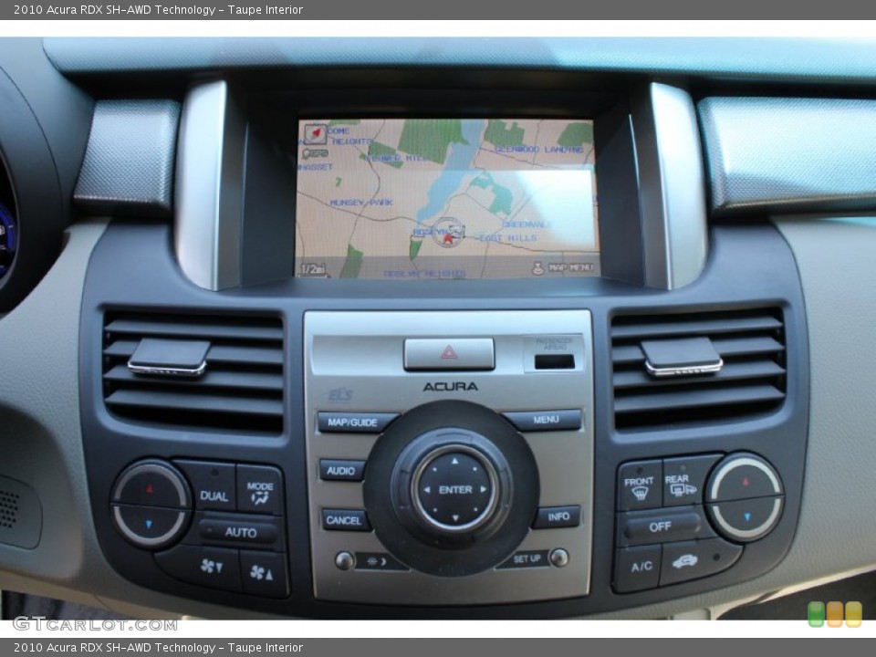 Taupe Interior Navigation for the 2010 Acura RDX SH-AWD Technology #51556341