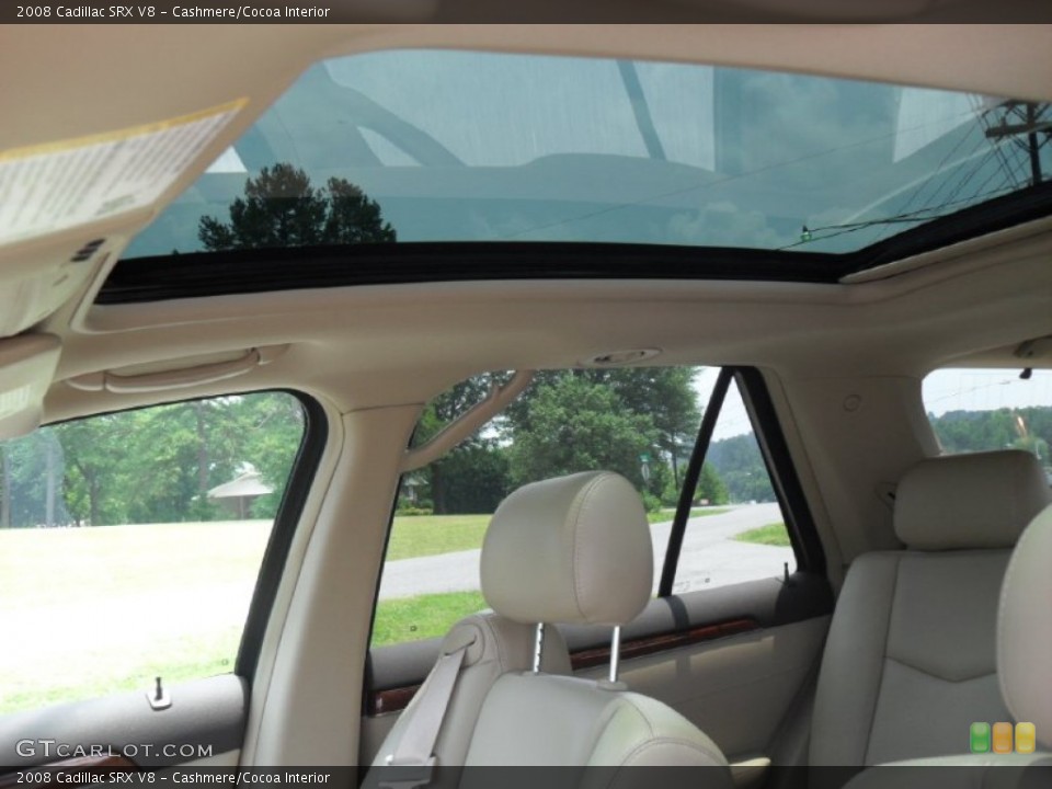 Cashmere/Cocoa Interior Sunroof for the 2008 Cadillac SRX V8 #51557091