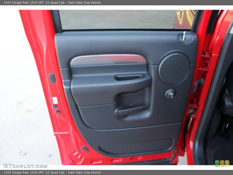 Dark Slate Gray Interior Door Panel for the 2005 Dodge Ram 1500 SRT-10 Quad Cab #51557109