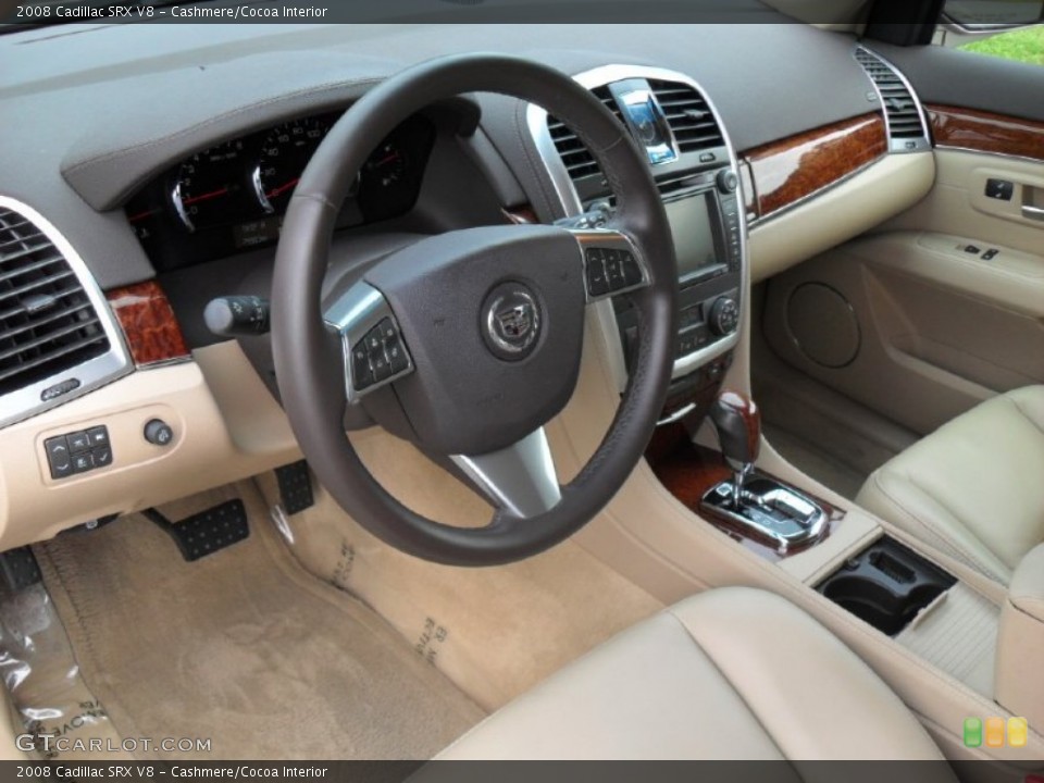 Cashmere/Cocoa Interior Prime Interior for the 2008 Cadillac SRX V8 #51557292