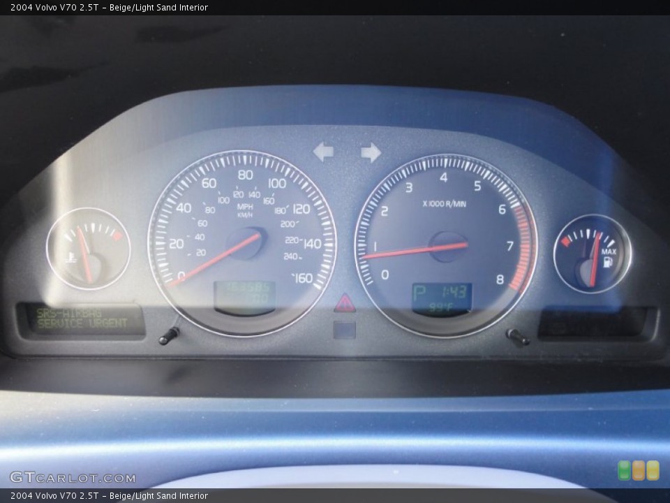 Beige/Light Sand Interior Gauges for the 2004 Volvo V70 2.5T #51557295