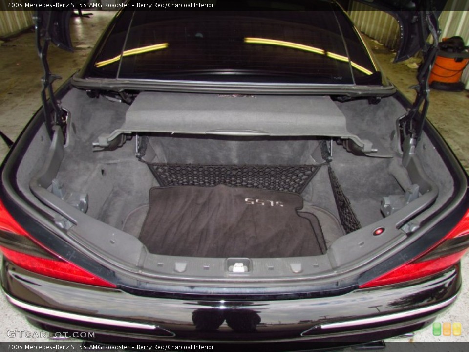 Berry Red/Charcoal Interior Trunk for the 2005 Mercedes-Benz SL 55 AMG Roadster #51561168