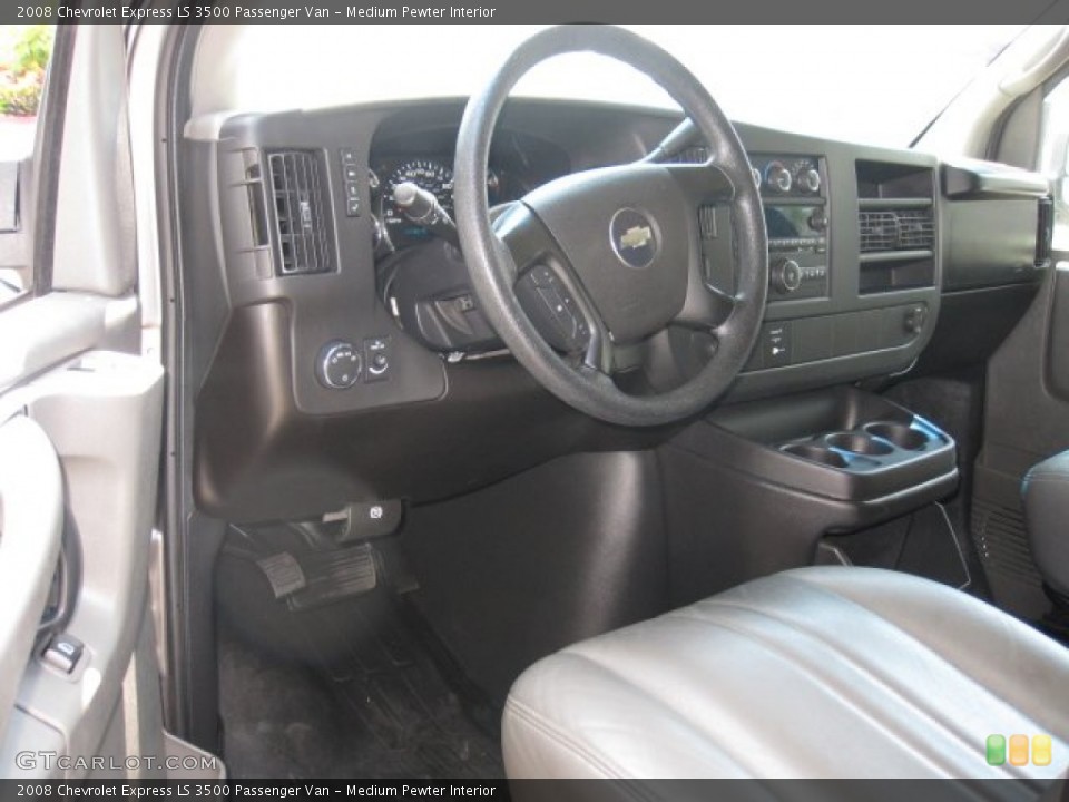 Medium Pewter Interior Dashboard for the 2008 Chevrolet Express LS 3500 Passenger Van #51563493